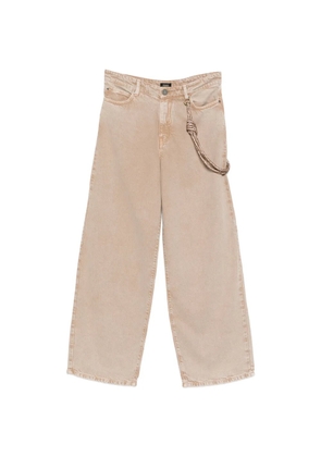 PINKO crystal-chain jeans - Neutrals