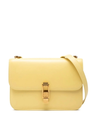 Saint Laurent Pre-Owned 2020 Leather Carre crossbody bag - Yellow