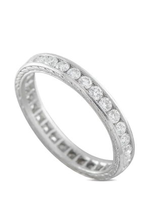 LB Exclusive platinum diamond band ring - Silver
