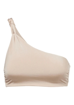 Max Mara Alisia one-shoulder bikini top - Neutrals