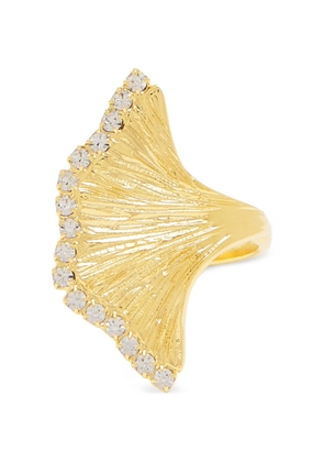 Lynyer Enchanted Flora embellished ring - Gold