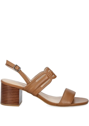 LIU JO 60mm strappy block-heeled sandals - Brown