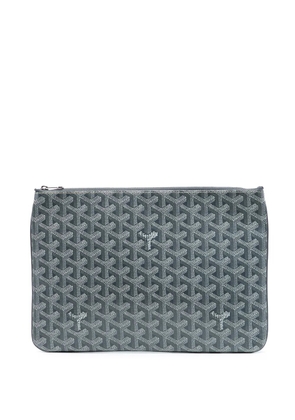 Goyard Pre-Owned 2018 Goyardine Senat MM clutch bag - Grey