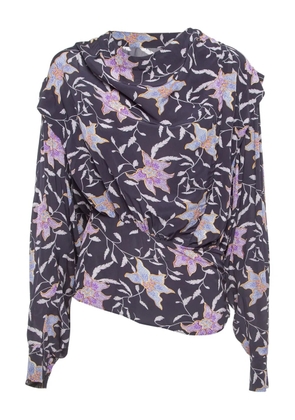 Isabel Marant Vintage gathered blouse - Blue