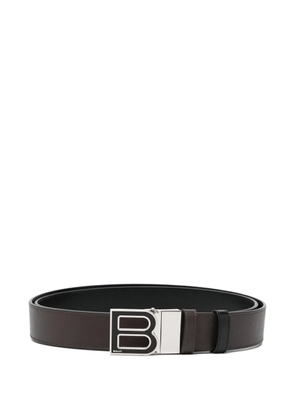 Bally B-logo leather belt - Brown