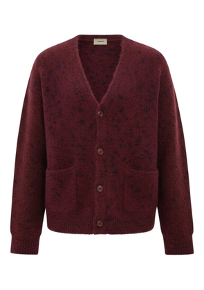 A Paper Kid patch-pocket cardigan - Red