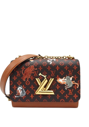 Louis Vuitton Pre-Owned 2018 Grace Coddington Catogram Twist MM crossbody bag - Brown