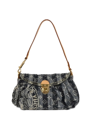 Louis Vuitton Pre-Owned 2006 mini Pleaty Raye Monogram denim shoulder bag - Blue