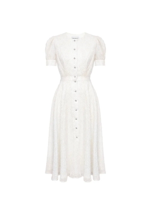 POST MERIDIEM buttoned midi dress - White