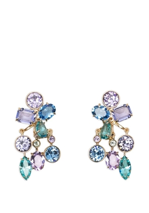 Swarovski Gema crystal earrings - Gold