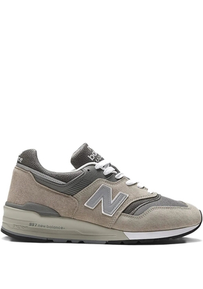 New Balance Made in USA 997 mesh-panelled suede sneakers - Grey
