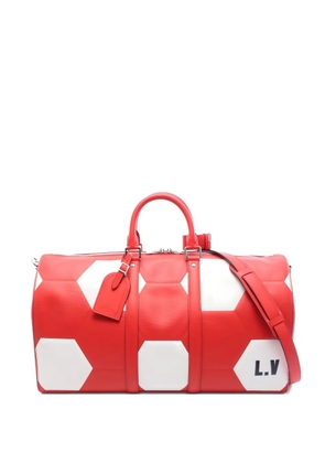 Louis Vuitton Pre-Owned x FIFA 2018 Keepall Bandoulière 50 embossed tote bag - Red