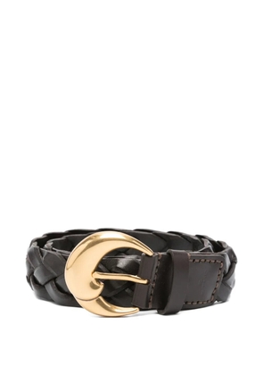 ETRO braided leather belt - Brown