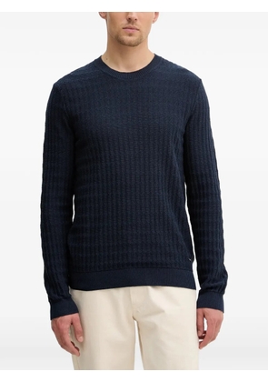 Joop! textured long-sleeve jumper - Blue