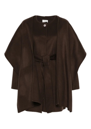 P.A.R.O.S.H. layered cape - Brown
