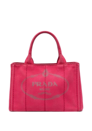 Prada Pre-Owned 2013-2025 Small Canvas Canapa Logo satchel - Pink