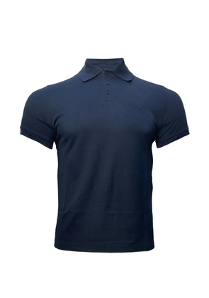 Saint Laurent Pre-Owned embroidered-logo polo shirt - Blue