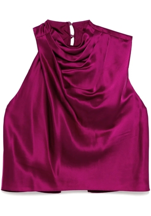 Michelle Mason open back top - Purple
