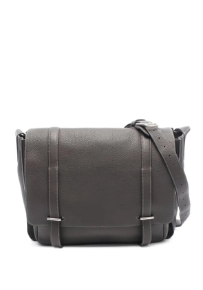 Hermès Pre-Owned 2004 35 Buzas Clemence leather shoulder bag - Grey