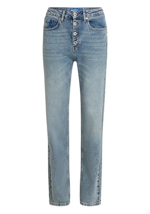 Karl Lagerfeld Jeans high-rise straight-leg jeans - Blue