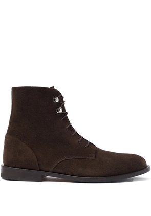 Scarosso Eva lace-up boots - Brown