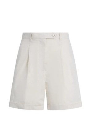 Bally cuffed tennis cotton shorts - Neutrals