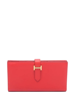 Hermès Pre-Owned 2016 Bearn bi-fold long wallet - Red