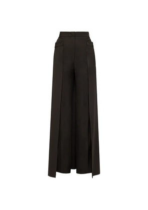 NISSA detachable skirt wide-leg trousers - Black