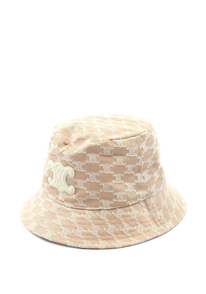 Celine Pre-Owned 2020s Triomphe monogram bucket hat - Pink