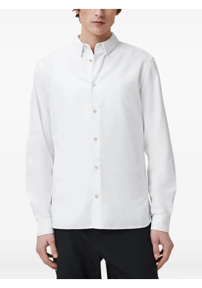 AllSaints Haven logo-embroidered shirt - White