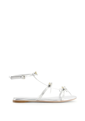 Giambattista Valli bow-embellished sandals - Silver