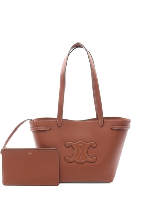 Celine Pre-Owned 2020s small Hippopotamus leather shoulder bag - Brown