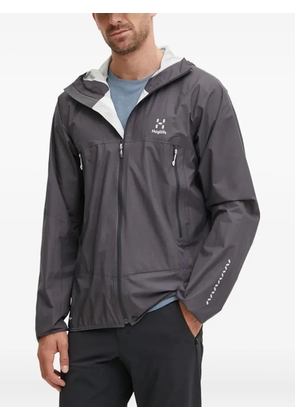 Haglöfs L.I.M zip-fastening hooded jacket - Grey