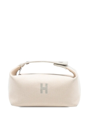 Hermès Pre-Owned 2020-2025 Small Toile Bride A Brac Case vanity bag - Brown