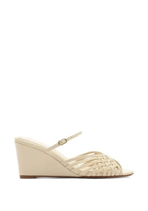 Alexandre Birman Lilian woven mules - Neutrals