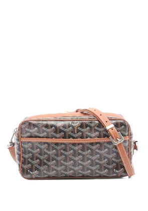 Goyard Pre-Owned 2000s printed leather cross body bag - Brown