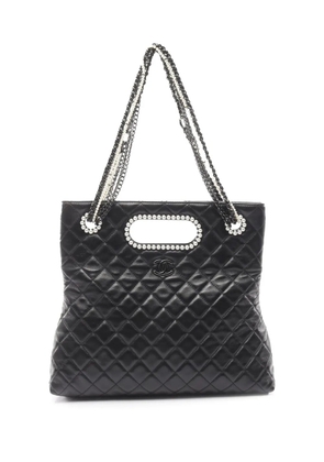 CHANEL Pre-Owned 2021-2026 CC Quilted Lambskin Westminster Tote satchel - Black