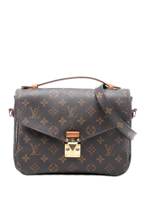 Louis Vuitton Pre-Owned 2015 Monogram Pochette Metis satchel - Brown