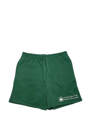 Sinclair drawstring sweat shorts - Green