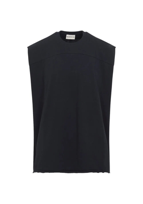 MORDECAI back-stripes vest - Black