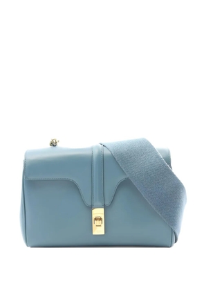 Celine Pre-Owned 2010s Tenn Soft 16 leather shoulder bag - Blue