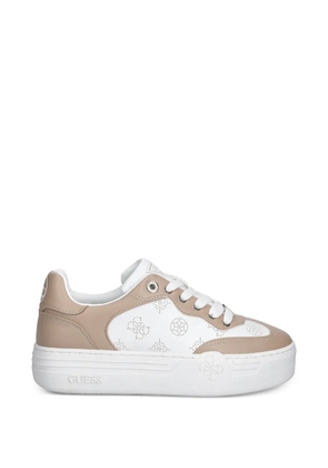 GUESS USA perforated panel sneakers - White