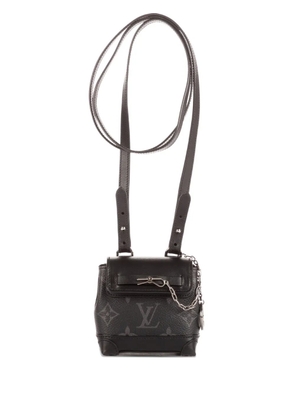 Louis Vuitton Pre-Owned Pouch Steamer mini monogram cross-body bag - Black