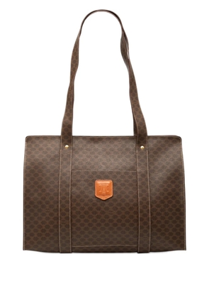 Celine Pre-Owned 1997 Macadam Coated Canvas tote bag - Brown