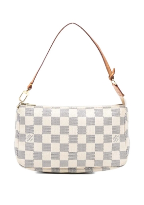 Louis Vuitton Pre-Owned 2008 Damier Azur Pochette Accessoires shoulder bag - White