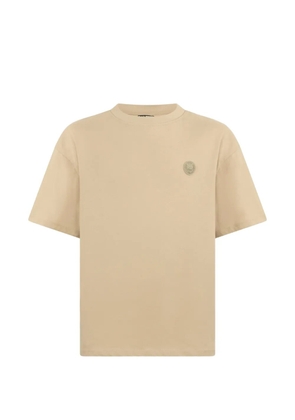 Plein Sport silicon-patch round-neck T-shirt - Neutrals