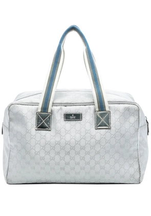 Gucci Pre-Owned 2016-2026 GG Canvas Web travel bag - Grey