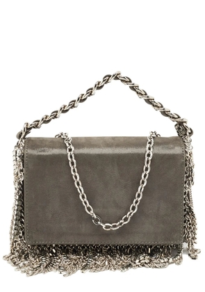 Jimmy Choo Pre-Owned chain fringe-detail tote bag - Grey