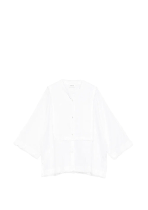P.A.R.O.S.H. frayed shirt - White