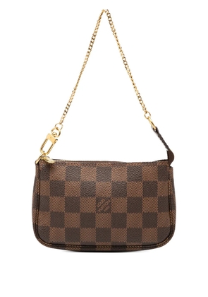 Louis Vuitton Pre-Owned 2012 Damier Ebene Mini Pochette Accessoires handbag - Brown